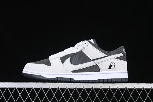 All categories Nk SB Dunk series Nk SB Dunk Low low-top sneakers Nk Dunk Low 85 double hook series White Gray Panda SB low-top sports and leisure sneakers HV1800-101